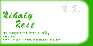 mihaly reit business card